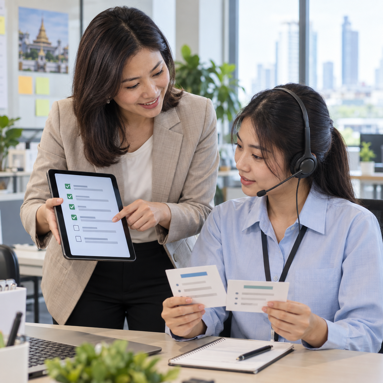 เช็คลิสต์อบรมพนักงานใหม่ก่อนขึ้นตอบแชท